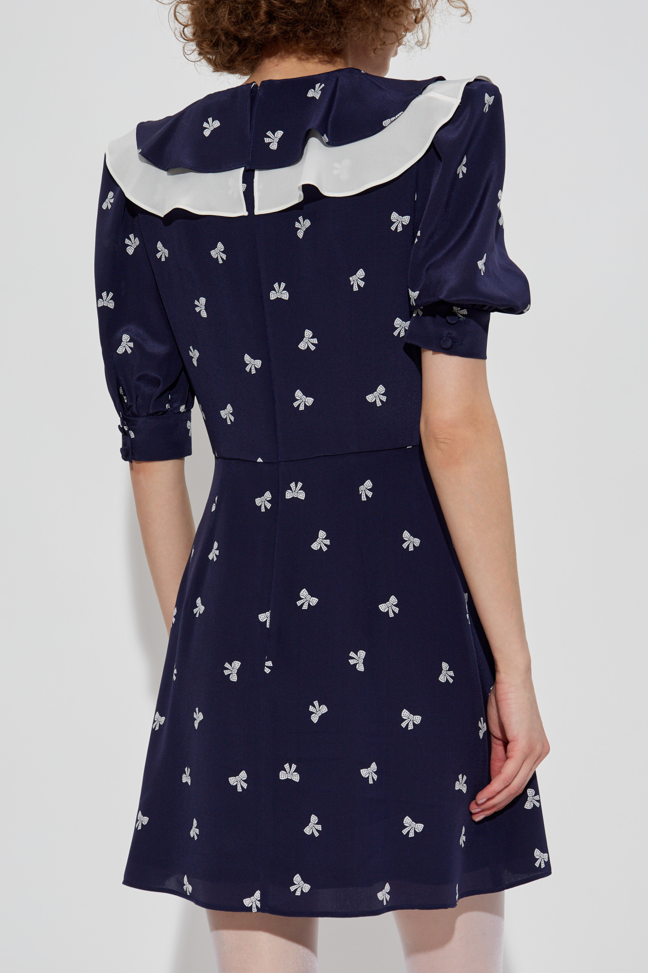 【関税込み】ALESSANDRA RICH Bow short dress BOWS PRINT MINI DRESS – Alessandra Rich
